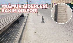 Tıkanan yağmur giderleri risk oluşturuyor