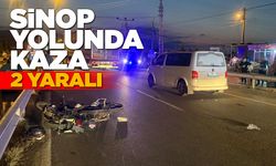 Motosikletle elektrikli bisiklet çarpıştı: 2 yaralı