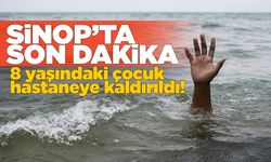 Boğulma tehlikesi geçiren çocuk hastaneye kaldırıldı