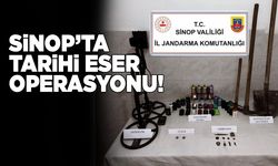 Sinop’ta tarihi eser kaçakçılarına operasyon düzenlendi