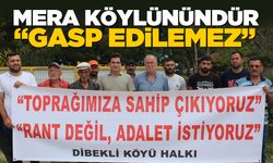 Sinop Dibekli köyü halkından “mera tepkisi”