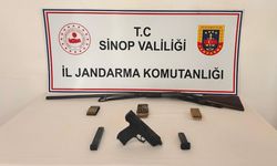 Sinop’ta kaçak silah ve narkotik operasyonu