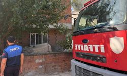 Ekipler ev yangınına müdahale etti