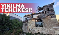 Yakamoz Sokak’taki metruk bina tehlike saçıyor