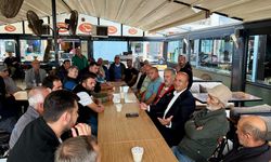 Başkan Gürbüz, balıkçılarla çay sohbetinde buluştu