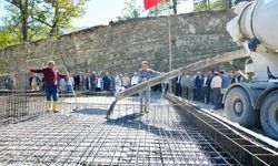 Bakırlı Köyü Camii’nin temeli dualarla atıldı
