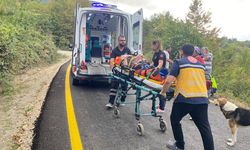 Motosiklet kazasında 2 kişi yaralandı