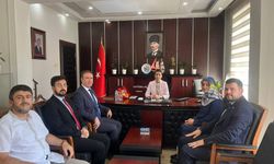 Mevlid-i Nebi Haftası dolayısıyla Kaymakam Büyüker'e ziyaret