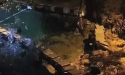 Arı kovanları sel suları ve heyelana kapıldı