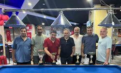 Bilardo turnuvası büyük ilgi gördü