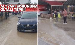 Sinop’ta altyapı sorununa oltalı protesto