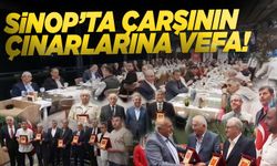 Sinop'ta çarşının çınarları unutulmadı!