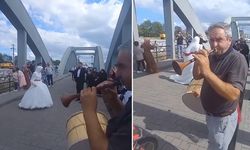 Boyabatlılar Bafra'daki tarihi köprüde geleneği yaşattı