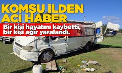 Minibüs devrildi: 1 ölü, 1 ağır yaralı