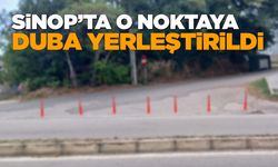 Sinop’ta dönüş yasağı olan noktaya dubalama yapıldı