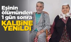 Eşini toprağa verdikten bir gün sonra hayatını kaybetti