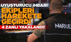 Sinop'ta narkotik operasyonu: 4 zanlı yakalandı