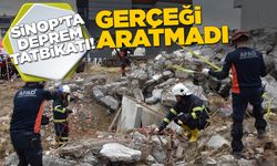 Sinop'ta gerçeği aratmayan tatbikat!