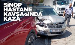 Sinop’ta kaza: Araçlarda maddi hasar meydana geldi