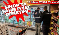 Sinop’ta fahiş fiyat denetimlerinde 37 bin 992 TL ceza