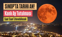 Ay’ın Kırmızı Dansı! Sinop’ta kanlı ay tutulması büyüleyecek