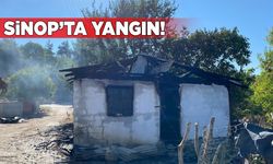 Sinop’ta ev yangını: Kullanılamaz hale geldi