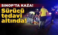 Sinop’ta yaralanmalı kaza