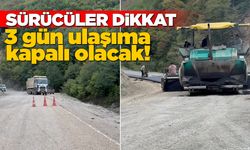 İlçedeki grup yolu 3 gün ulaşıma kapalı!