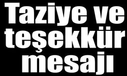 Oktay Ailesi teşekkür mesajı yayımladı