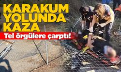 Sinop'ta seyir halindeki motosiklet kaza yaptı