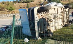 Sinop'ta otomobil devrildi: 1 yaralı