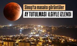 Ay’ın kırmızı dansı Sinop semalarını süsledi