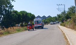 Sinop’ta 3 tekerlekli motosiklet devrildi