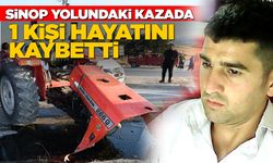 Traktör ile kamyonet çarpıştı: 1 ölü, 3 yaralı