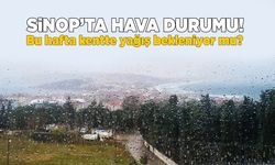 Meteoroloji Sinop'a dair tahminleri yayımladı