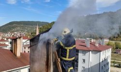 Baca yangınına ekiplerden müdahale