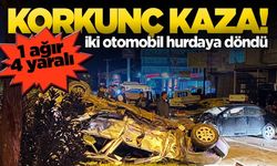 Feci Çarpışma: Araçlar hurdaya döndü