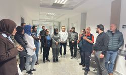 Sinop İl Sağlık Müdürlüğü’nde deprem tatbikatı yapıldı