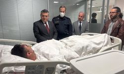 Vali Özarslan’dan yaralı jandarma personeline ziyaret