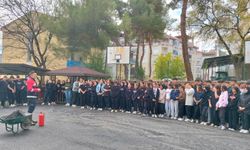 Boyabat'ta deprem ve yangın tatbikatı gerçekleştirildi