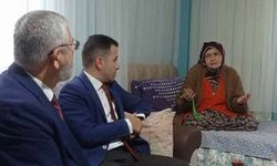 Köylerdeki yaşlılar ziyaret edildi