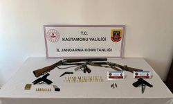 Kastamonu'da ruhsatsız silah operasyonunda 3 zanlı gözaltına alındı