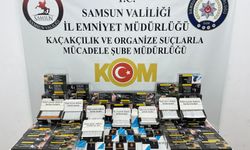 Samsun'da 16 bin 220 kaçak makaron ele geçirildi