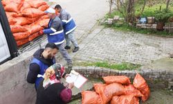 Canik'te ihtiyaç sahibi ailelere ısınma desteği