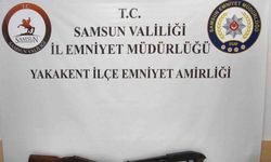 Samsun’da hapla yakalanan şahıs gözaltına alındı