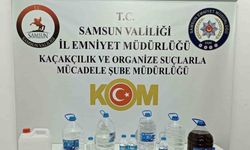 Samsun’da sahte içki operasyonu
