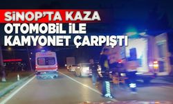 Sinop otogar kavşağında kaza: 3 yaralı