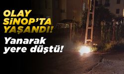 Yanarak yere düştü: Mahallede panik yaşandı