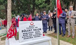 Sinoplu Şehit Bülent Yalçın mezarı başında anıldı