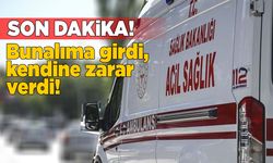 Sinop’ta bir kişi kesici aletle kendini yaraladı